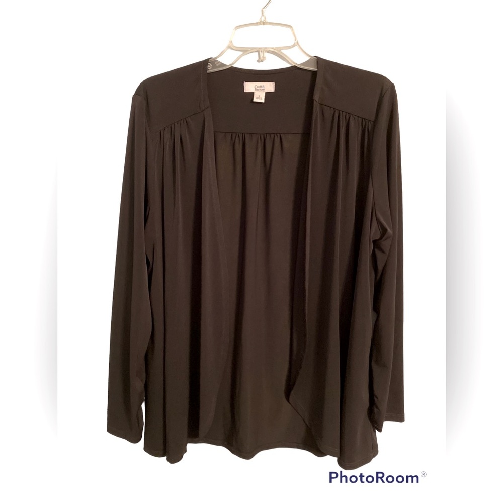 Croft & Barrow lightweight long sleeve jacket size L